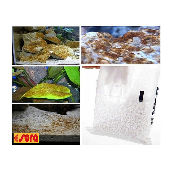 Sera Silicate Clear 500 g verwijderen van Silicaten