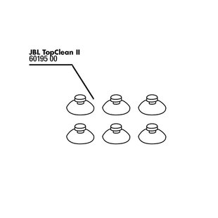 JBL Zuignappen voor Topclean (6x)