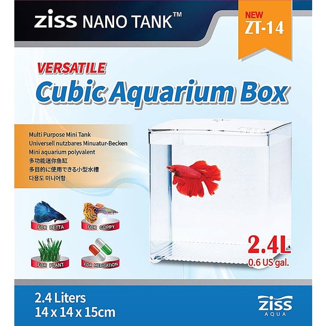 Ziss Aqua ZT-14 Betta box nano aquarium 2,4 liter