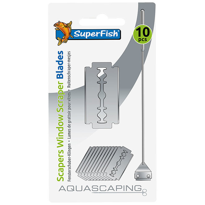 Superfish RVS Schraper mesjes 10 stuks