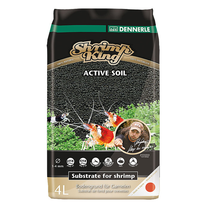 Dennerle Shrimp King Active Soil, actieve bodem voor garnalen