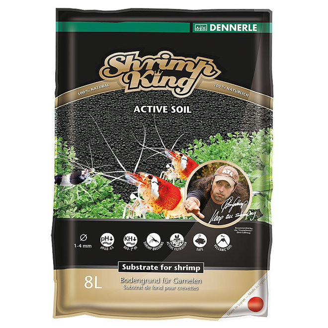 Dennerle Shrimp King Active Soil, actieve bodem voor garnalen