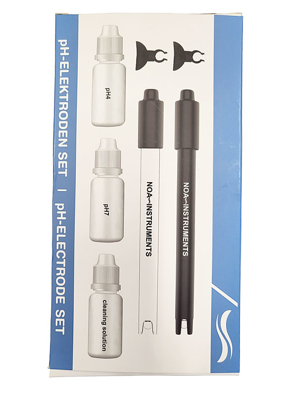 AquaNoa pH gel elektrode zwart complete set voor de mooiste