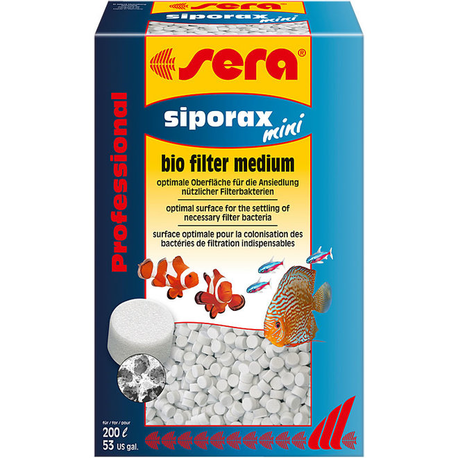 Sera Siporax mini Professional 1000 ml/270 gram, biologische filtering