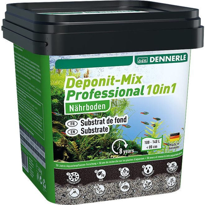 Dennerle Deponit-Mix Professional 10 in 1 voor aquaria 100-140 liter 4,8 kg