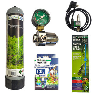 APO Basis CO2 systeem wegwerpfles 600 gram met enkele manometer