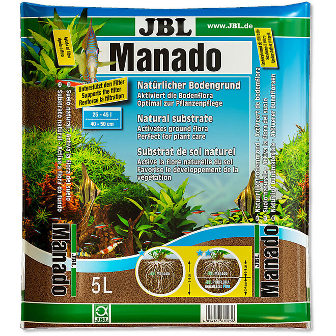 JBL Manado, natuurlijke aquariumbodem