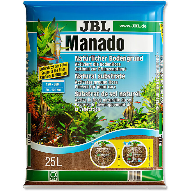 JBL Manado, natuurlijke aquariumbodem