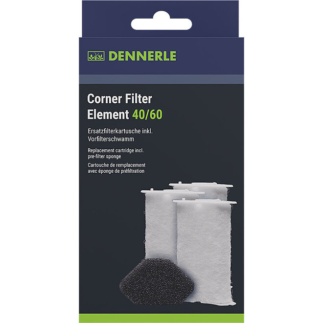 Dennerle Corner Filter Element 40/60, 3 stuks
