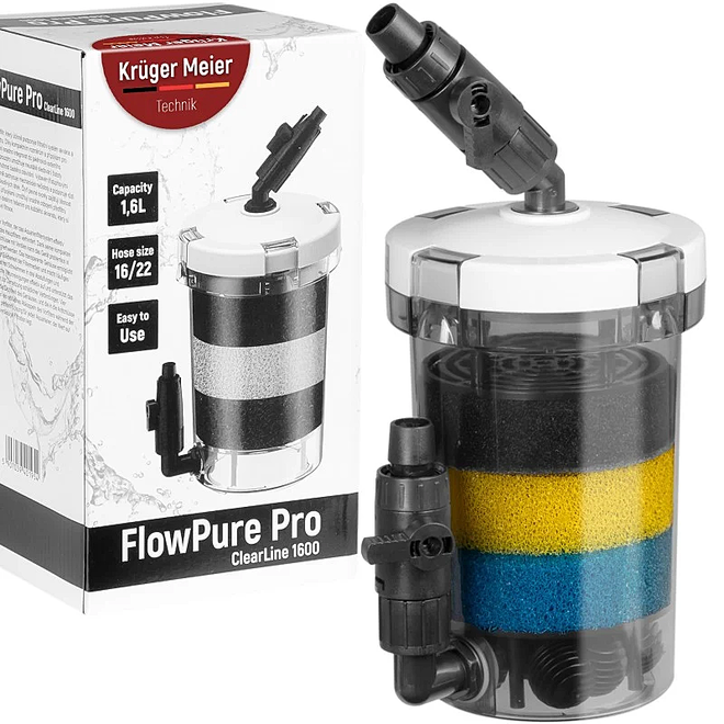 Kruger Meier FlowPure Pro ClearLine 1600, voorfilter