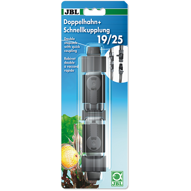 JBL dubbele kraan met snelkoppeling