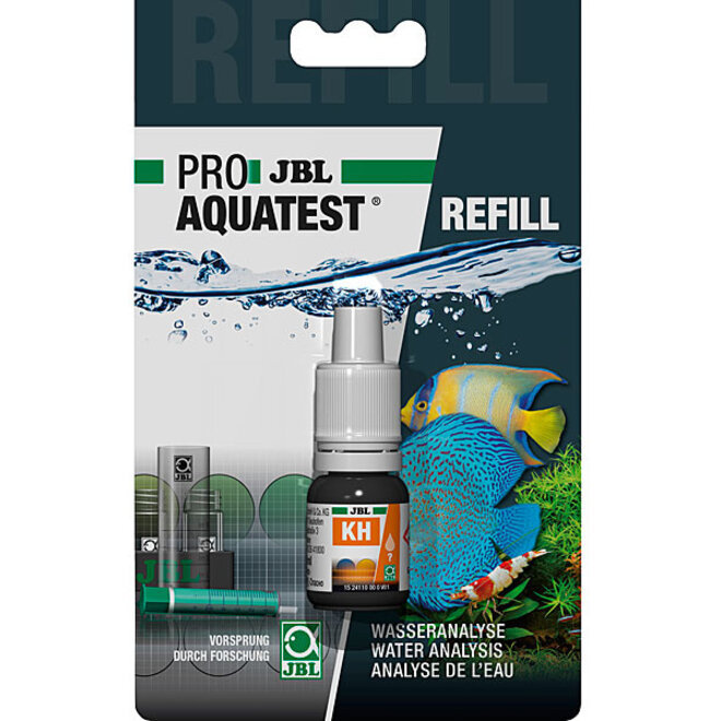 JBL ProAquaTest KH carbonaat hardheid reagens, navulling (BUITENKANS)