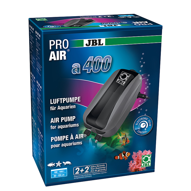 JBL ProAir a400, stille luchtpomp