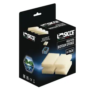 Sicce Mega Filtra Biofoam spons 4 stuks