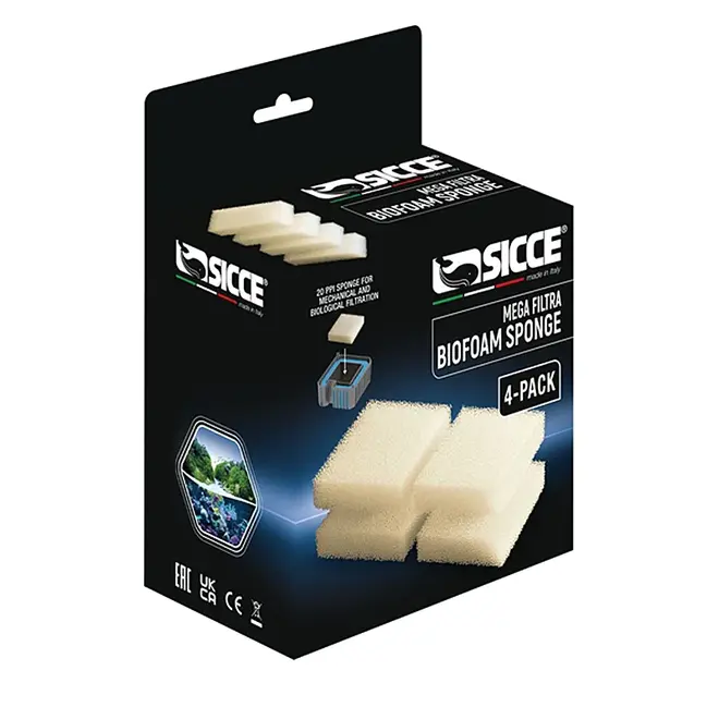 Sicce Mega Filtra Biofoam spons 4 stuks
