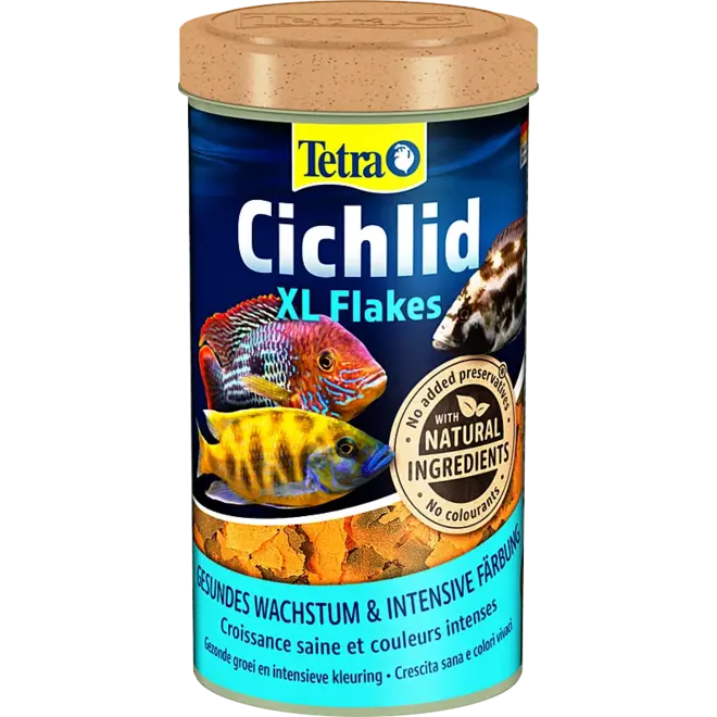 Tetra Cichlid XL Vlokken 500 ml, vlokkenvoer