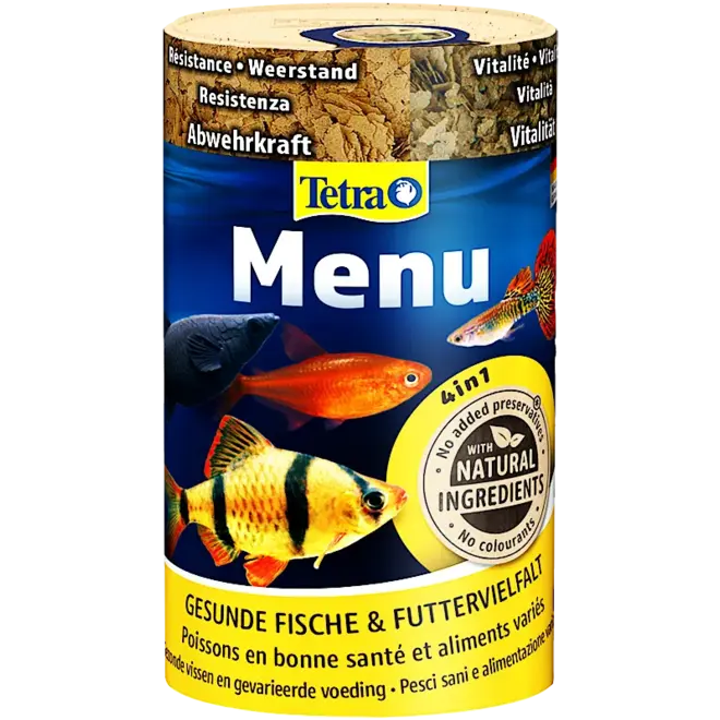 Tetra Tetramin Menu Vlokken 250 ml, vlokkenvoer