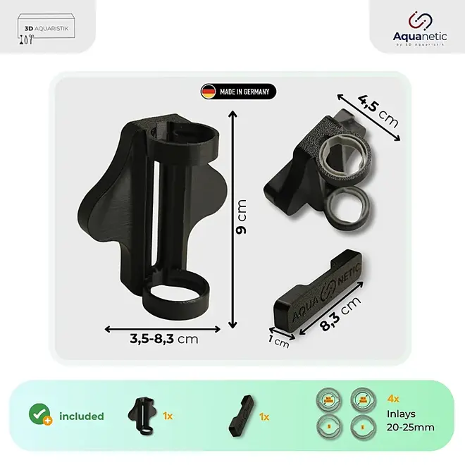 3D Aquaristik Universele Magnetische Verwarming Houder