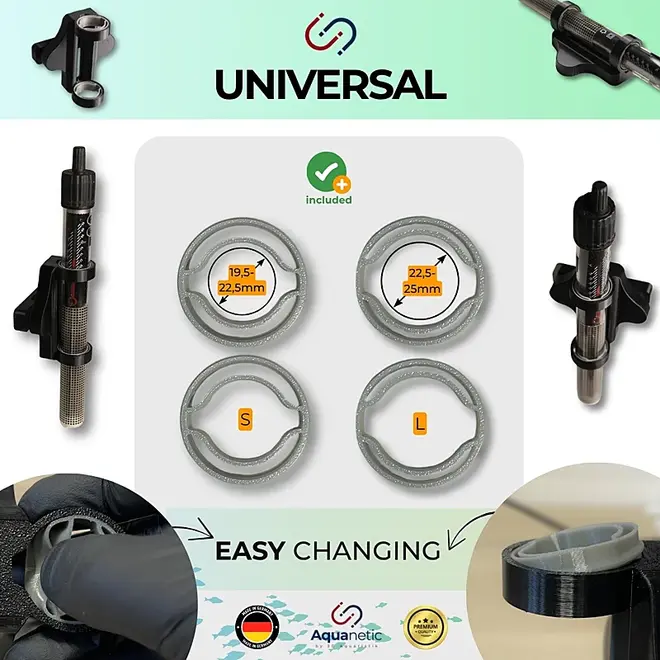 3D Aquaristik Universele Magnetische Verwarming Houder