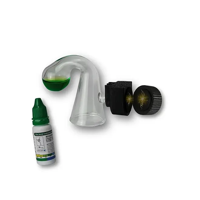 3D Aquaristik CO2 Drop Checker met magneetbevestiging