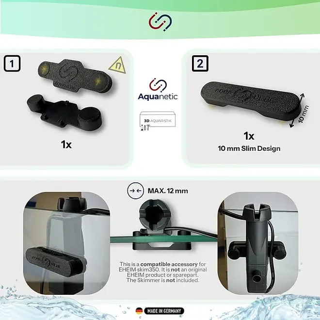 3D Aquaristik Magneethouder voor Eheim skim 350