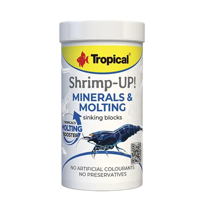 Tropical Shrimp-Up Minerals & Molting voerblok 100 ml