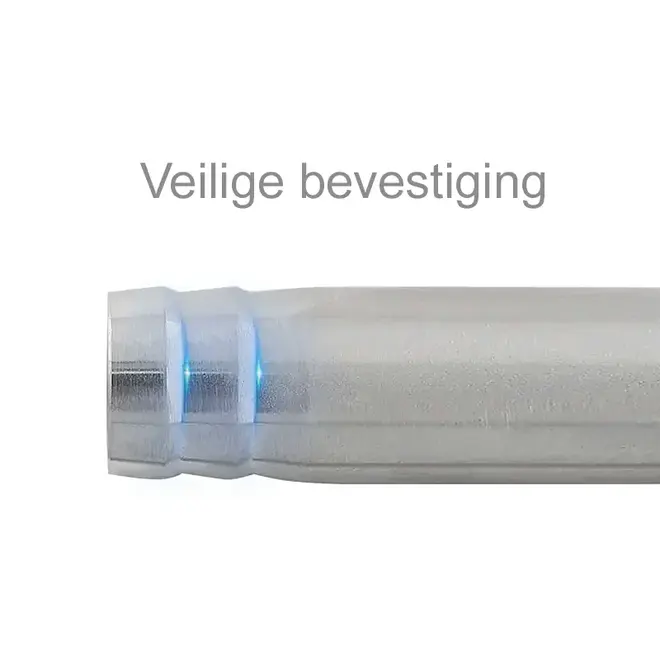 Aqua-Noa RVS Compacte uitstroombuis incl. montagebeugel