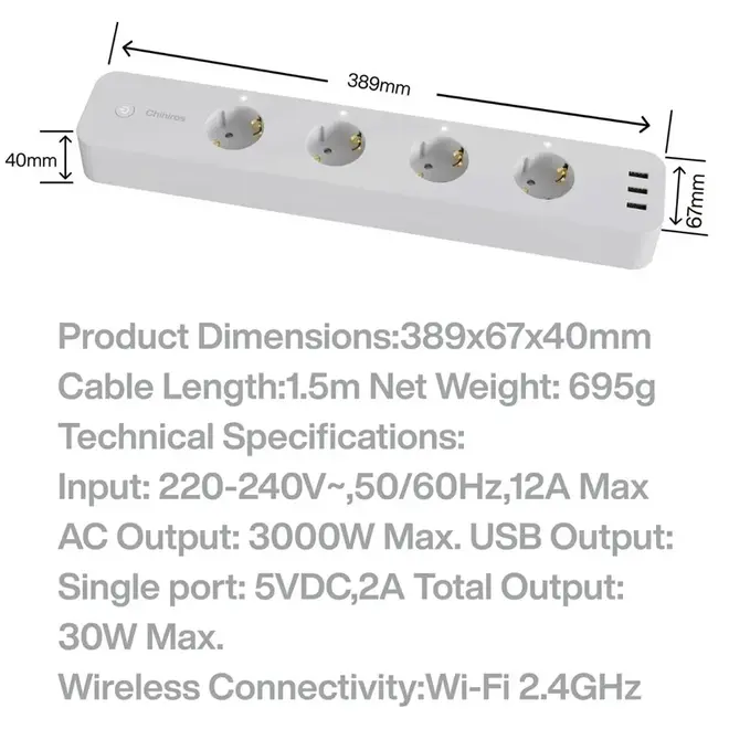 Chihiros Smart Power Strip