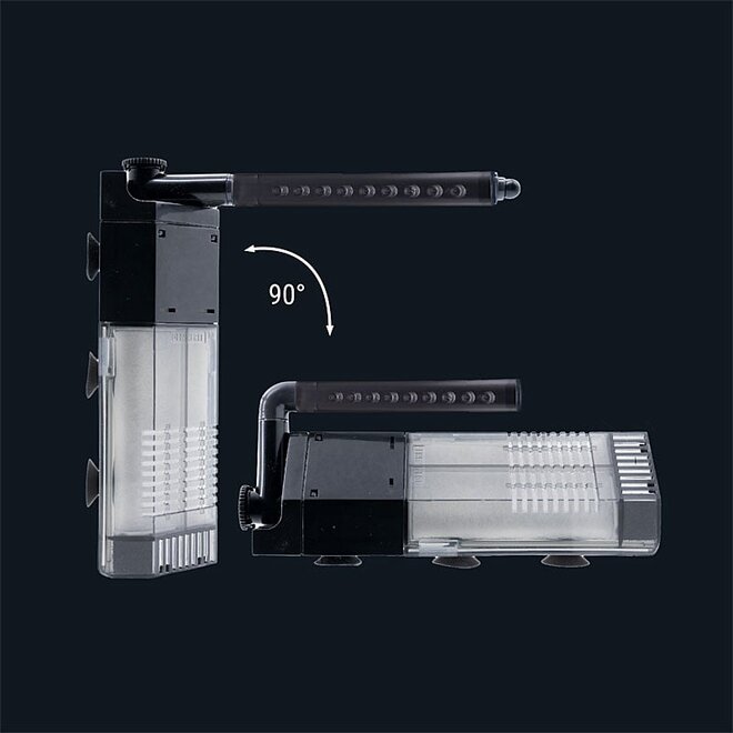 Dennerle Nano Corner Filter 40 incl. 2 filterelementen – waarvan 1 gratis