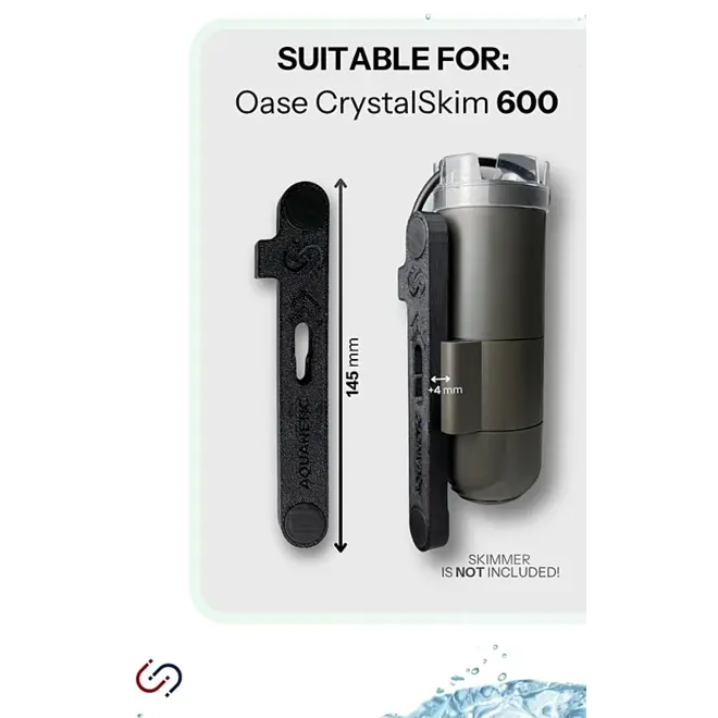3D Aquaristik Magneethouder voor Oase CrystalSkim 600