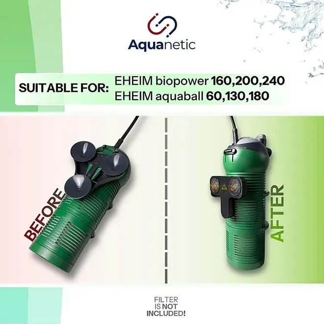 3D Aquaristik Magneethouder voor Eheim Biopower/Aquaball