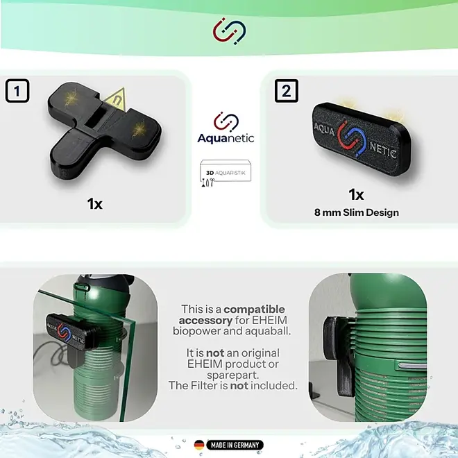 3D Aquaristik Magneethouder voor Eheim Biopower/Aquaball