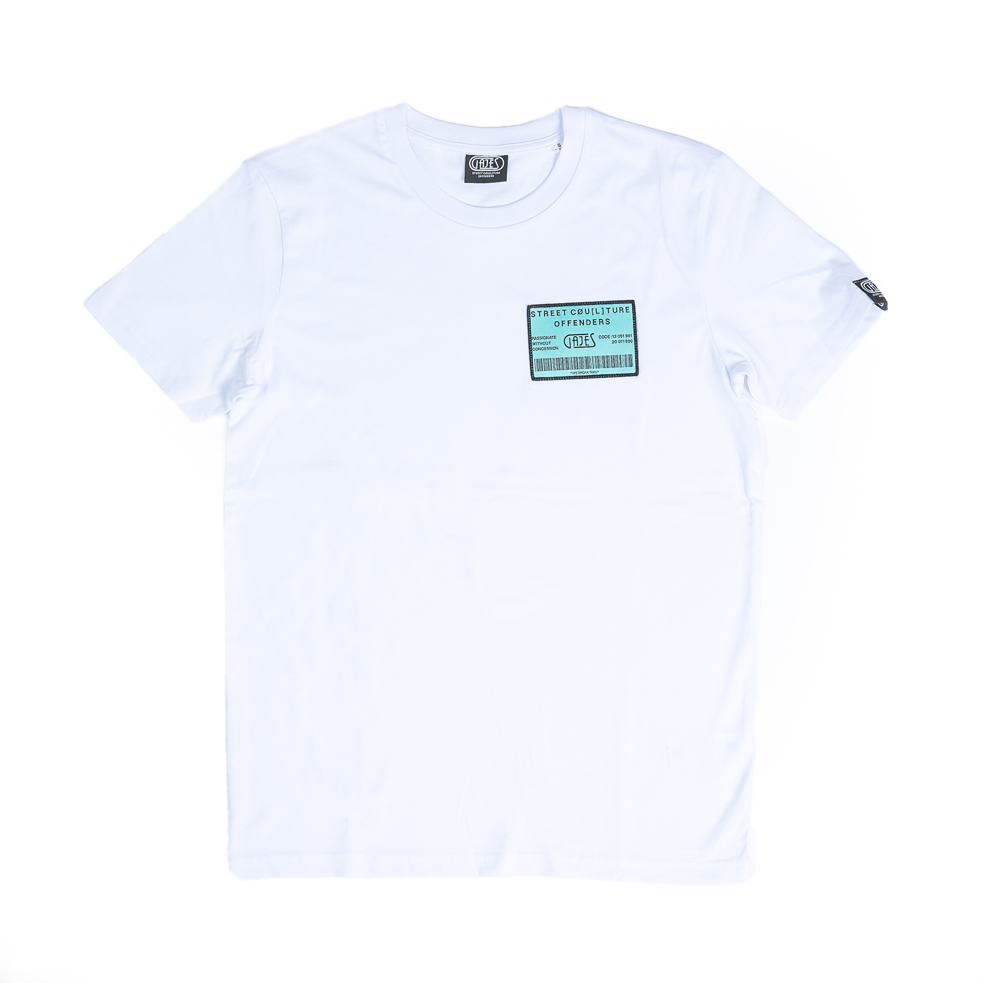 GAJES T-Shirt Own Plan Mint/White