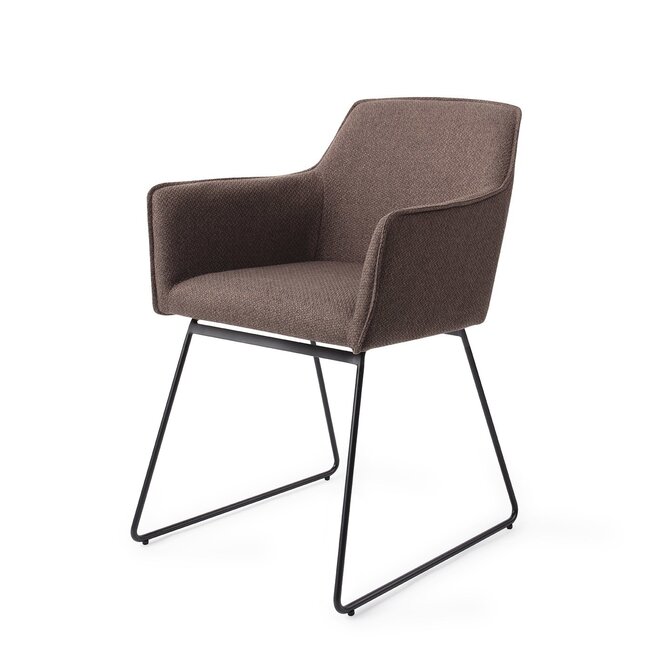 Jesper Home Hofu Potters Clay Eetkamerstoel  -  Slide Black