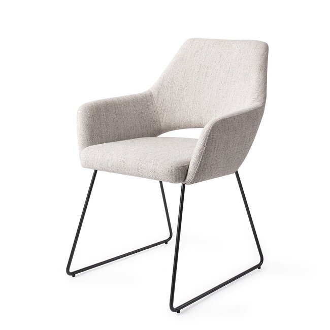 Jesper Home Yanai Pigeon Eetkamerstoel -  Slide Black