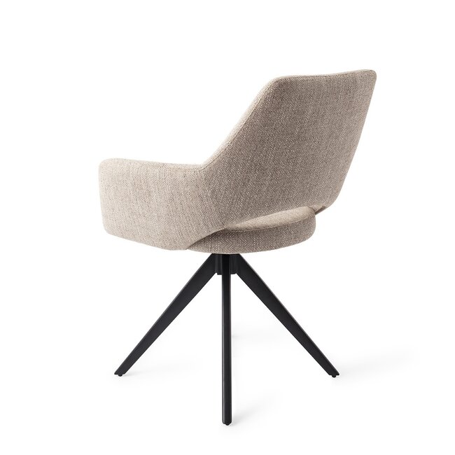Jesper Home Yanai Eetkamerstoel - Biscuit Beach turn Black