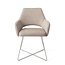 Jesper Home Yanai  Biscuit Beach Eetkamerstoel - Cross Steel