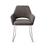 Jesper Home Yanai Eetkamerstoel - Amazing Grey Slide Steel