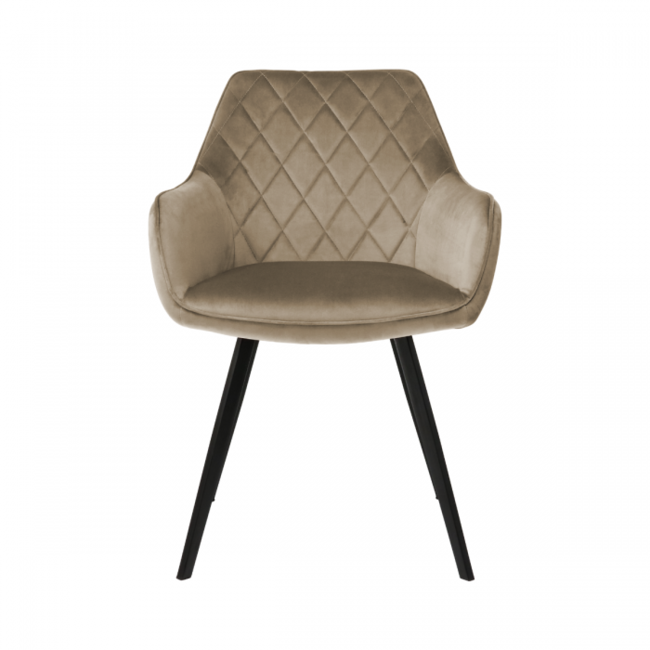 Kick Collection Eetkamerstoel Karl Velvet - Champagne