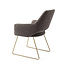 Jesper Home Yanai Eetkamerstoel - Amazing Grey, Slide Gold