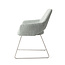 Jesper Home Yanai Eetkamerstoel - Soft Sage, Slide Steel