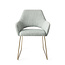 Jesper Home Yanai Eetkamerstoel - Soft Sage, Slide Gold