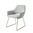 Jesper Home Yanai Eetkamerstoel - Soft Sage, Slide Gold