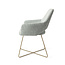 Jesper Home Yanai Eetkamerstoel - Soft Sage, Cross Gold