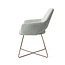 Jesper Home Yanai Eetkamerstoel - Soft Sage, Cross Rose Gold