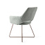 Jesper Home Yanai Eetkamerstoel - Soft Sage, Cross Rose Gold