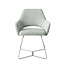 Jesper Home Yanai Eetkamerstoel - Soft Sage, Beehive Steel