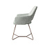 Jesper Home Yanai Eetkamerstoel - Soft Sage, Beehive Rose Gold