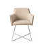 Jesper Home Hofu Wild Walnut  Eetkamerstoel - Cross Steel