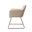 Jesper Home Hofu Eetkamerstoel - Wild Walnut, Slide Rose Gold